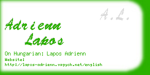 adrienn lapos business card